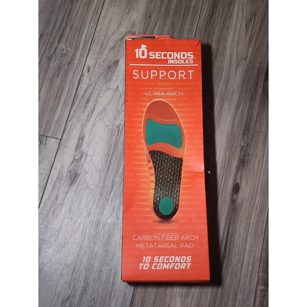 Ten Seconds Ultra Arch Insoles Men’s 4-4.5 Women’s 5.5-6 Shoe Inserts